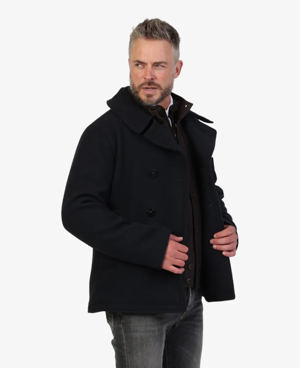 Stone Island Jas half lang - V0020 NAVY BLUE 5 Stone Island Stone Island Jas half lang - V0020 NAVY BLUE