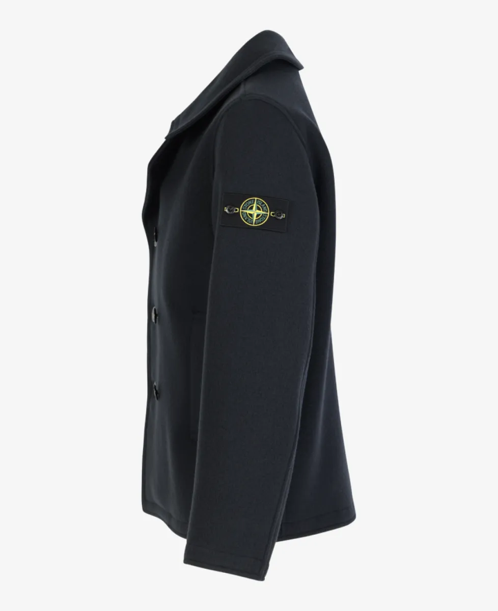 Stone Island Jas half lang - V0020 NAVY BLUE 8 Stone Island Stone Island Jas half lang - V0020 NAVY BLUE