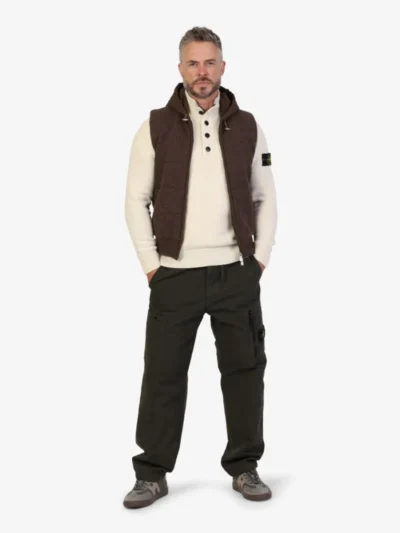 Stone Island Stone Island Trui half zip - V0093 IVORY