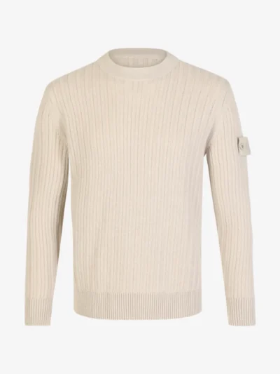 Stone Island Stone Island Ghost trui ronde hals - V0090 BEIGE