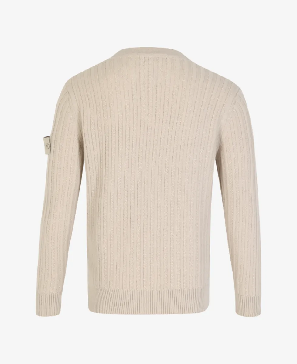Stone Island Ghost trui ronde hals - V0090 BEIGE 6 Stone Island Stone Island Ghost trui ronde hals - V0090 BEIGE