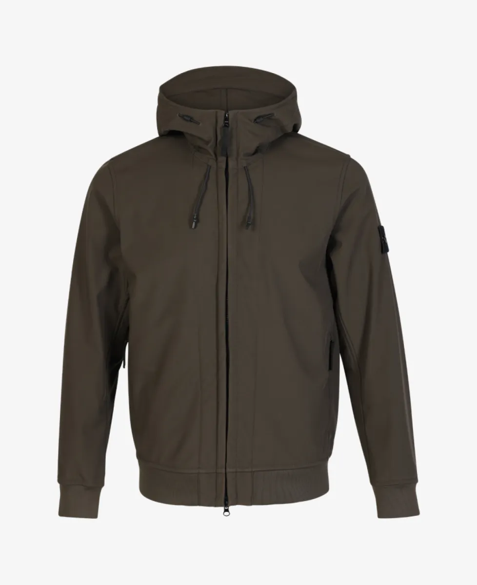 Stone Island Softshell jas - V0078 COAL GREY 1 Stone Island Stone Island Softshell jas - V0078 COAL GREY