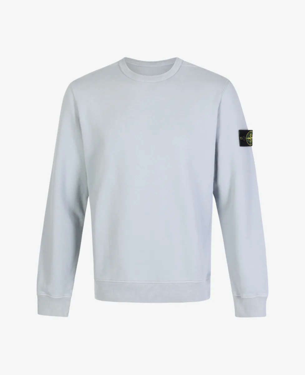 Stone Islands Denims Sweater katoen - V0049 ASH GREY 1 Stone Islands Denims Stone Islands Denims Sweater katoen - V0049 ASH GREY