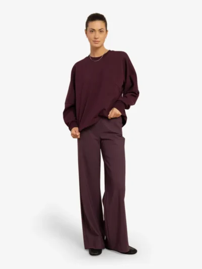 Studio Anneloes Studio Anneloes Pantalon - 4800 aubergine