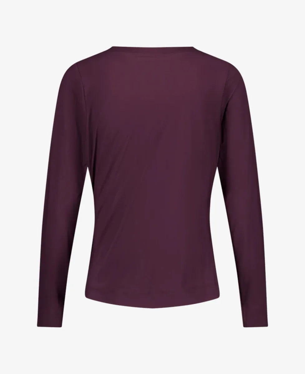 Studio Anneloes Top lm - 4800 aubergine 5 Studio Anneloes Studio Anneloes Top lm - 4800 aubergine