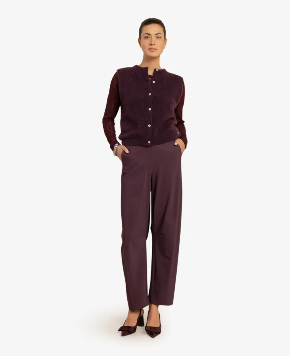 Studio Anneloes Top lm - 4800 aubergine 2 Studio Anneloes Studio Anneloes Top lm - 4800 aubergine