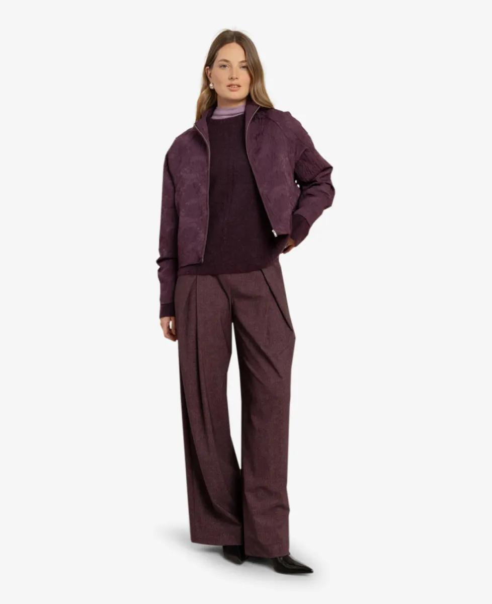 Studio Anneloes Bomber - 4800 aubergine 2 Studio Anneloes Studio Anneloes Bomber - 4800 aubergine