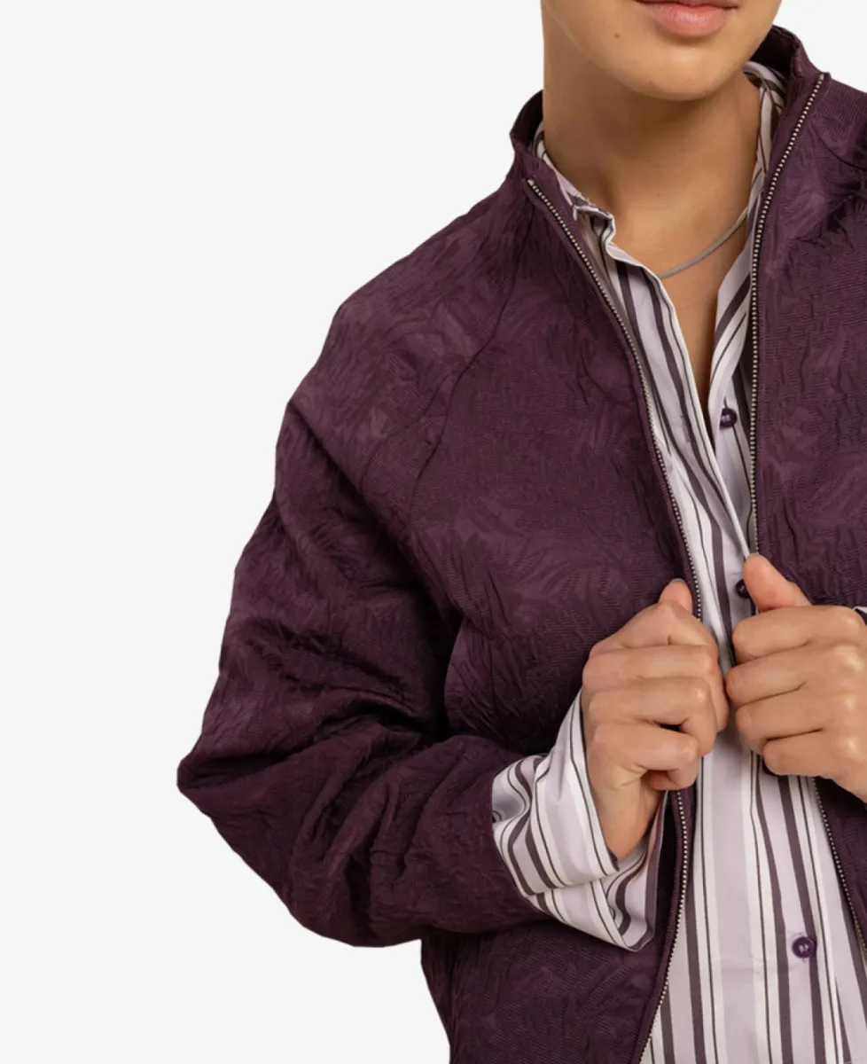 Studio Anneloes Bomber - 4800 aubergine 4 Studio Anneloes Studio Anneloes Bomber - 4800 aubergine
