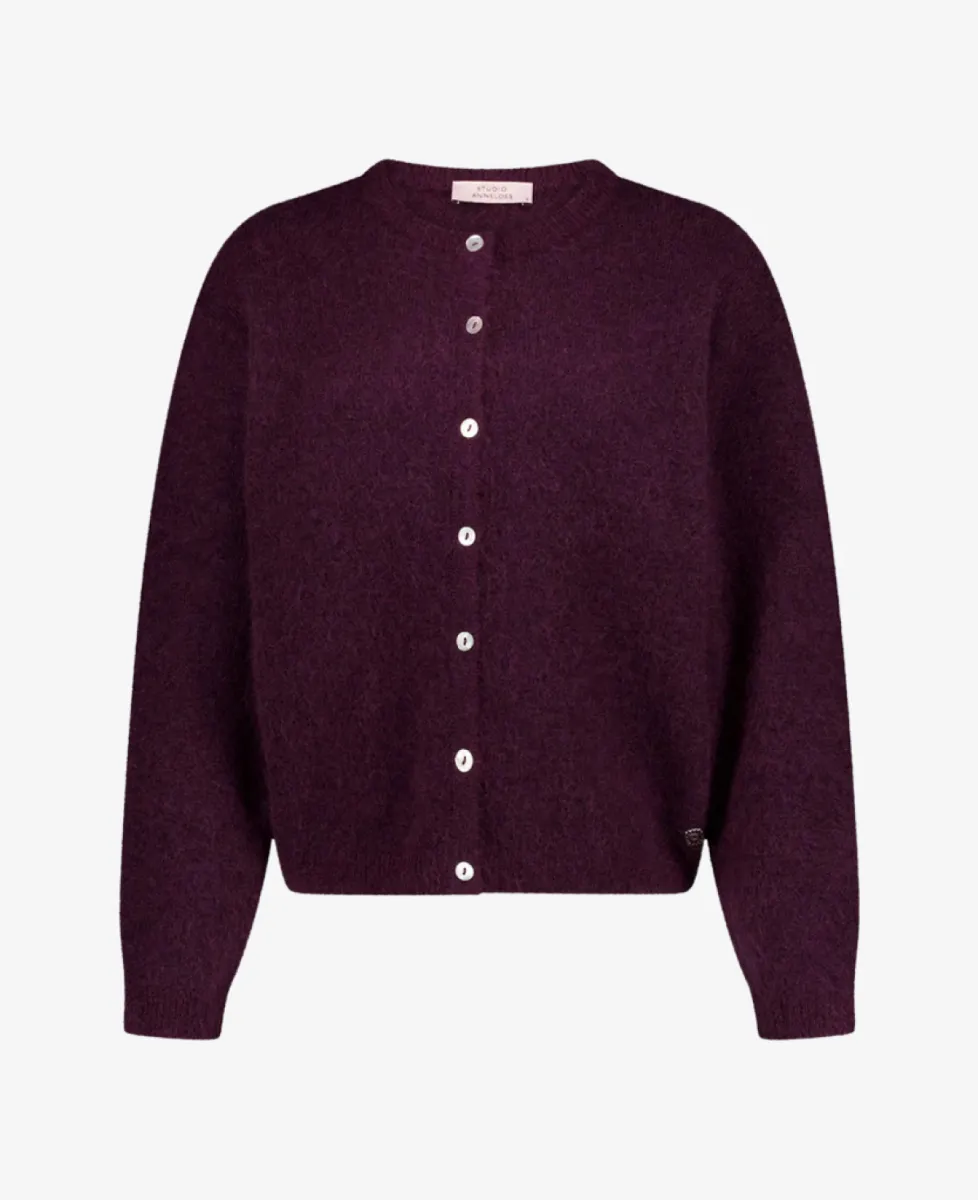 Studio Anneloes Vest - 4800 aubergine 1 Studio Anneloes Studio Anneloes Vest - 4800 aubergine