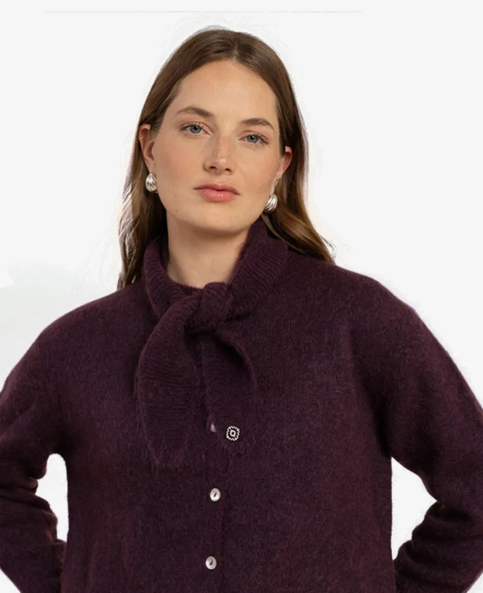 Studio Anneloes Sjaal - 4800 aubergine 2 Studio Anneloes Studio Anneloes Sjaal - 4800 aubergine