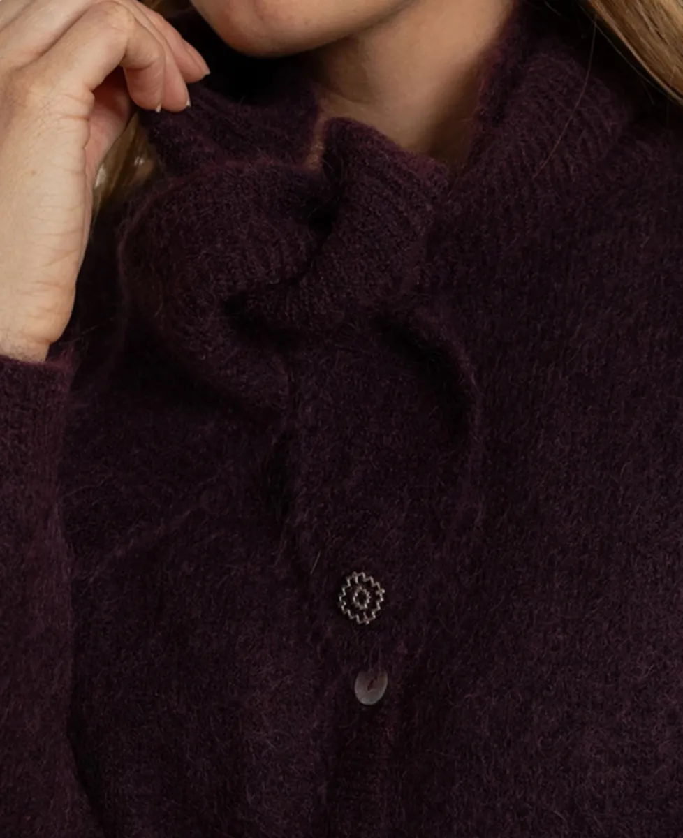 Studio Anneloes Sjaal - 4800 aubergine 3 Studio Anneloes Studio Anneloes Sjaal - 4800 aubergine