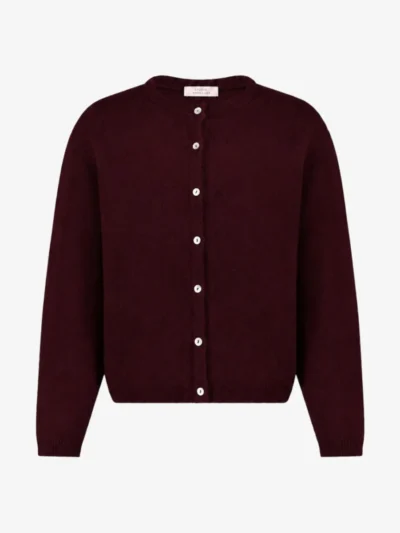 Studio Anneloes Studio Anneloes Gebreid vestje - 3900 red wine