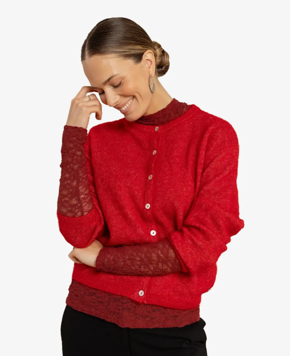 Studio Anneloes Gebreid vestje - 4100 rich red 3 Studio Anneloes Studio Anneloes Gebreid vestje - 4100 rich red