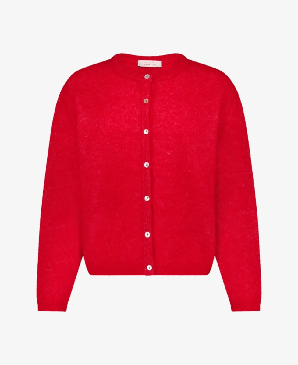 Studio Anneloes Gebreid vestje - 4100 rich red 1 Studio Anneloes Studio Anneloes Gebreid vestje - 4100 rich red