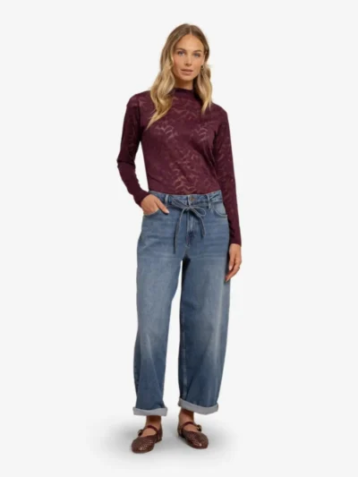 Studio Anneloes Studio Anneloes Lace top - 3800 blackberry