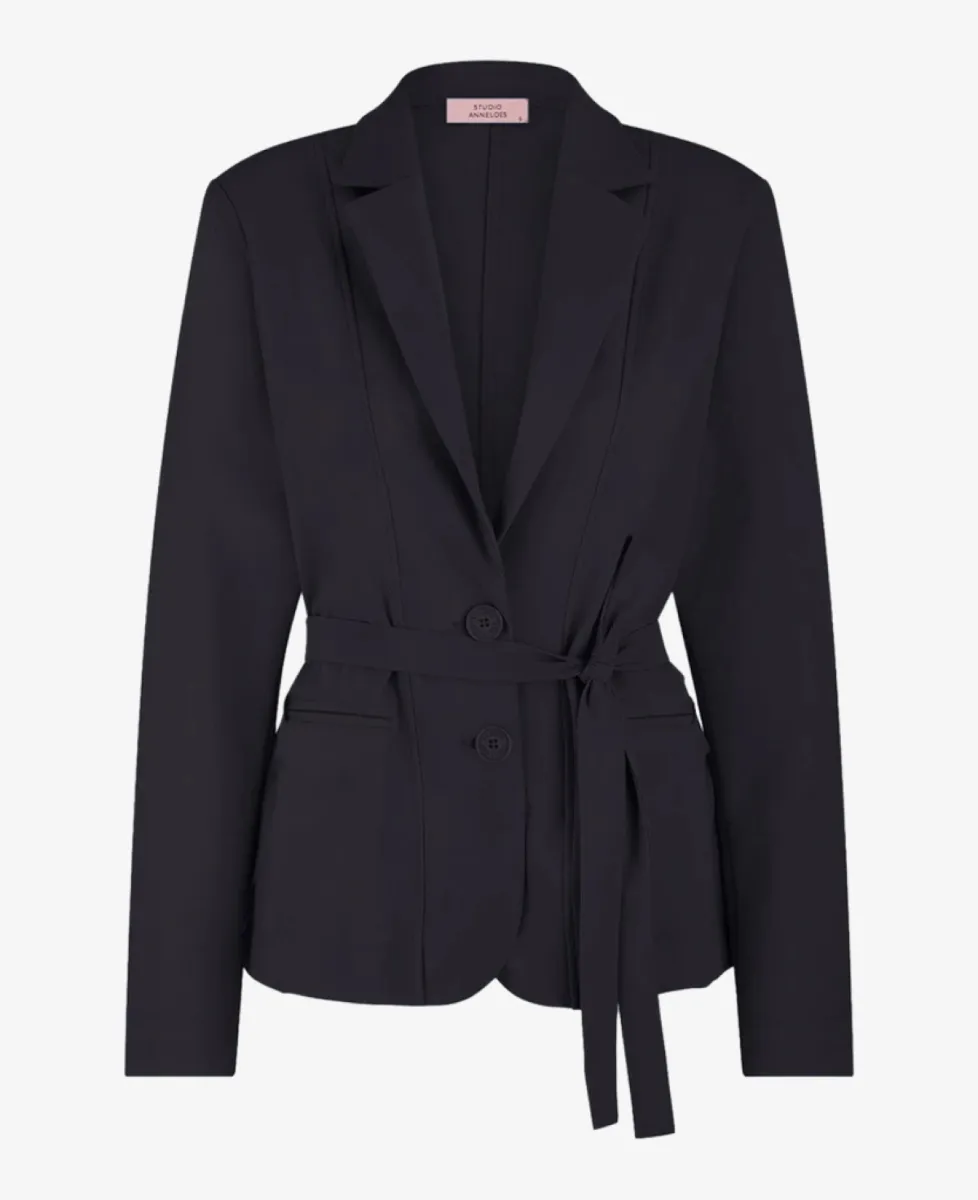 Studio Anneloes Blazer - 9000 black 1 Studio Anneloes Studio Anneloes Blazer - 9000 black