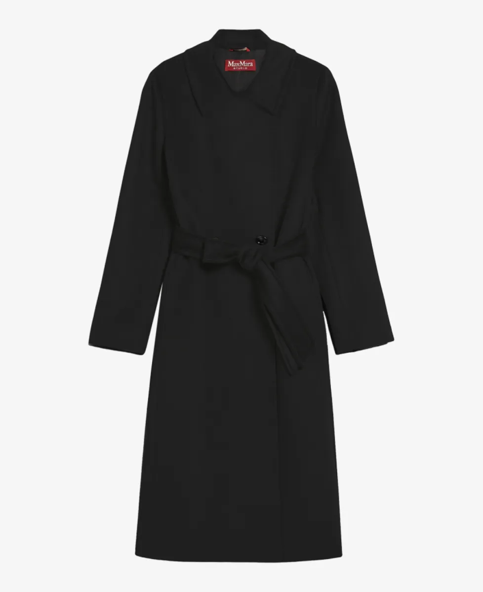 Studio Max Mara Mantel - Zwart 1 Studio Max Mara Studio Max Mara Mantel - Zwart