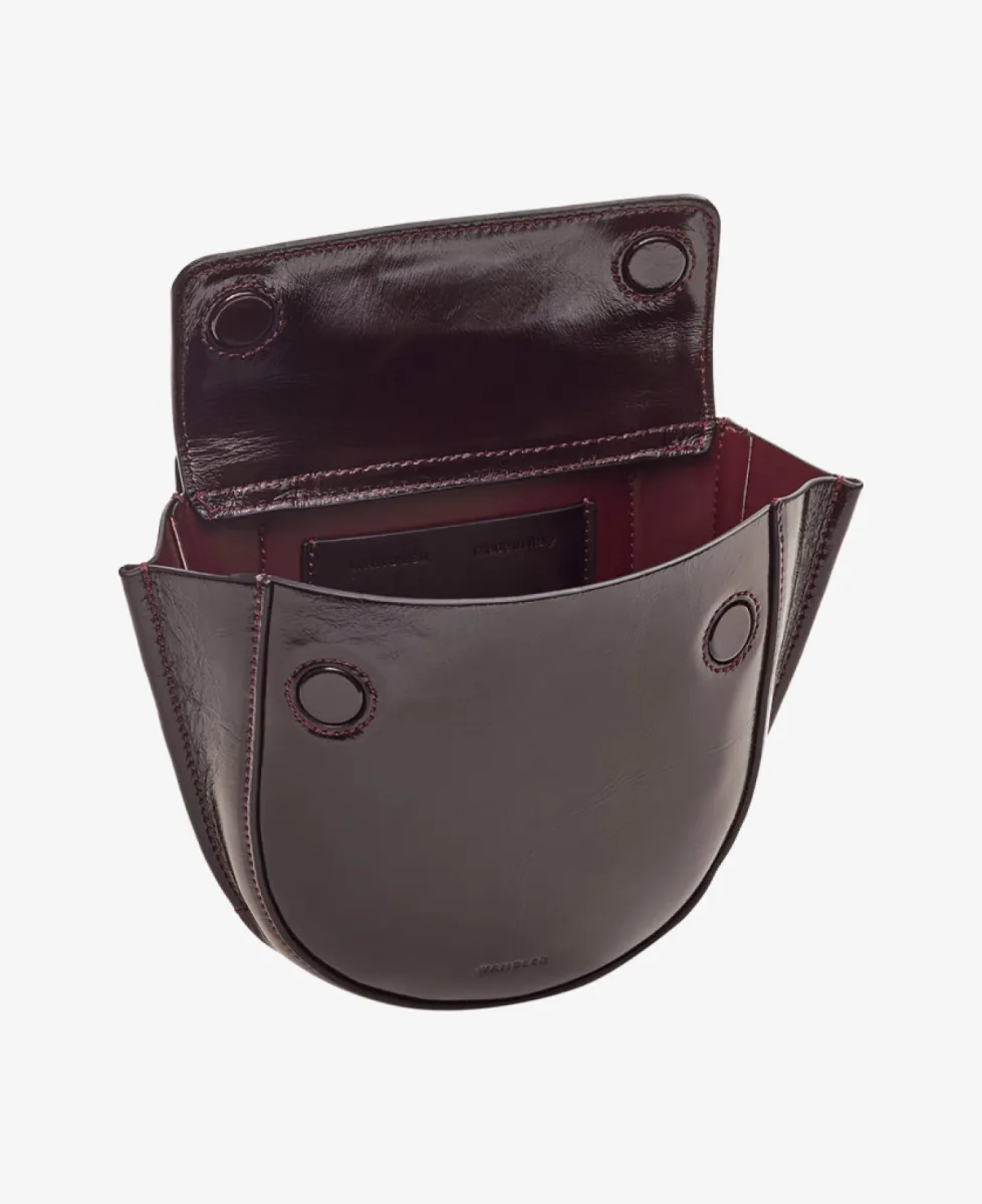 Wandler Hortensia Piccola Tas - Bordeaux Glaze 2 Wandler Wandler Hortensia Piccola Tas - Bordeaux Glaze