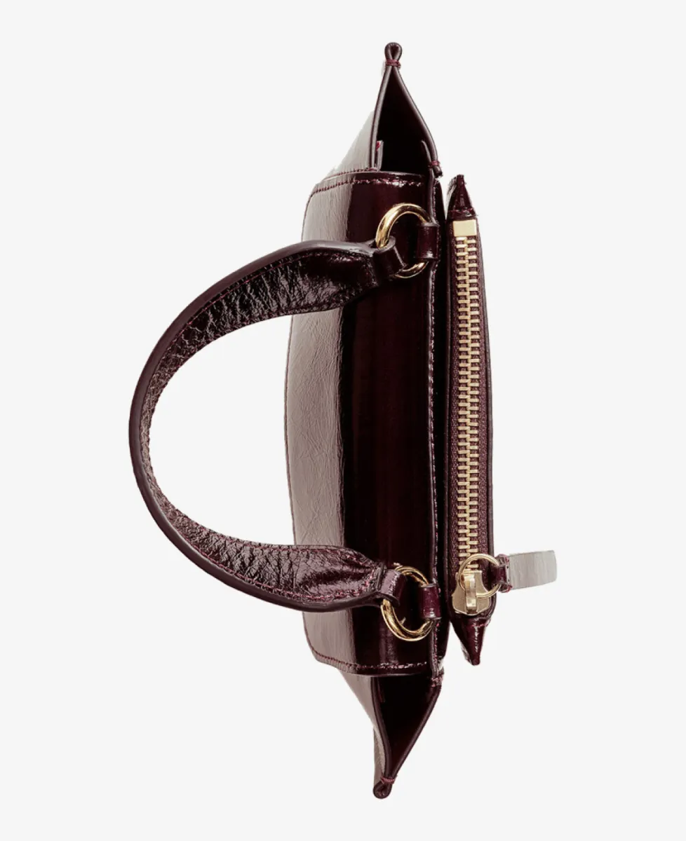Wandler Hortensia Piccola Tas - Bordeaux Glaze 3 Wandler Wandler Hortensia Piccola Tas - Bordeaux Glaze