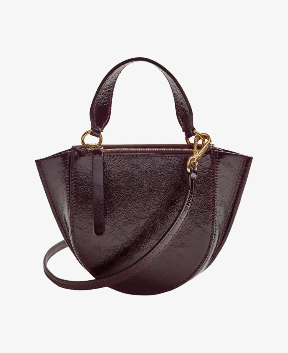 Wandler Hortensia Piccola Tas - Bordeaux Glaze 4 Wandler Wandler Hortensia Piccola Tas - Bordeaux Glaze