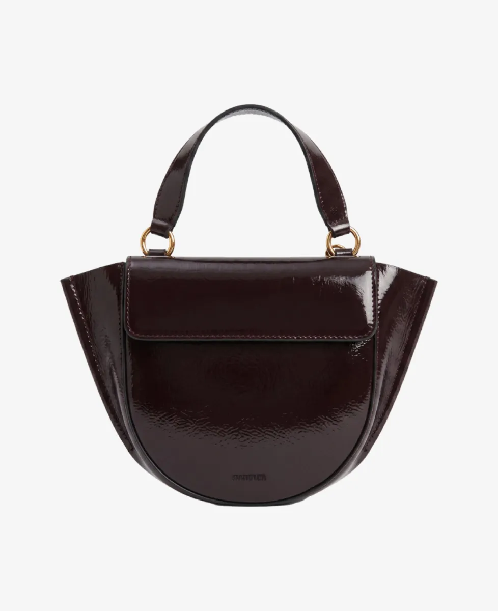 Wandler Hortensia Piccola Tas - Bordeaux Glaze 1 Wandler Wandler Hortensia Piccola Tas - Bordeaux Glaze
