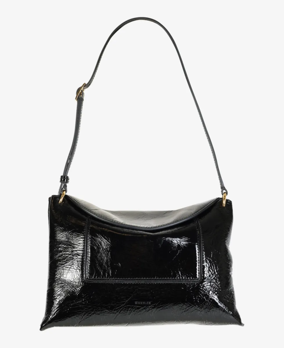 Wandler Penelope Slouch Tas - Black Glaze 1 Wandler Wandler Penelope Slouch Tas - Black Glaze