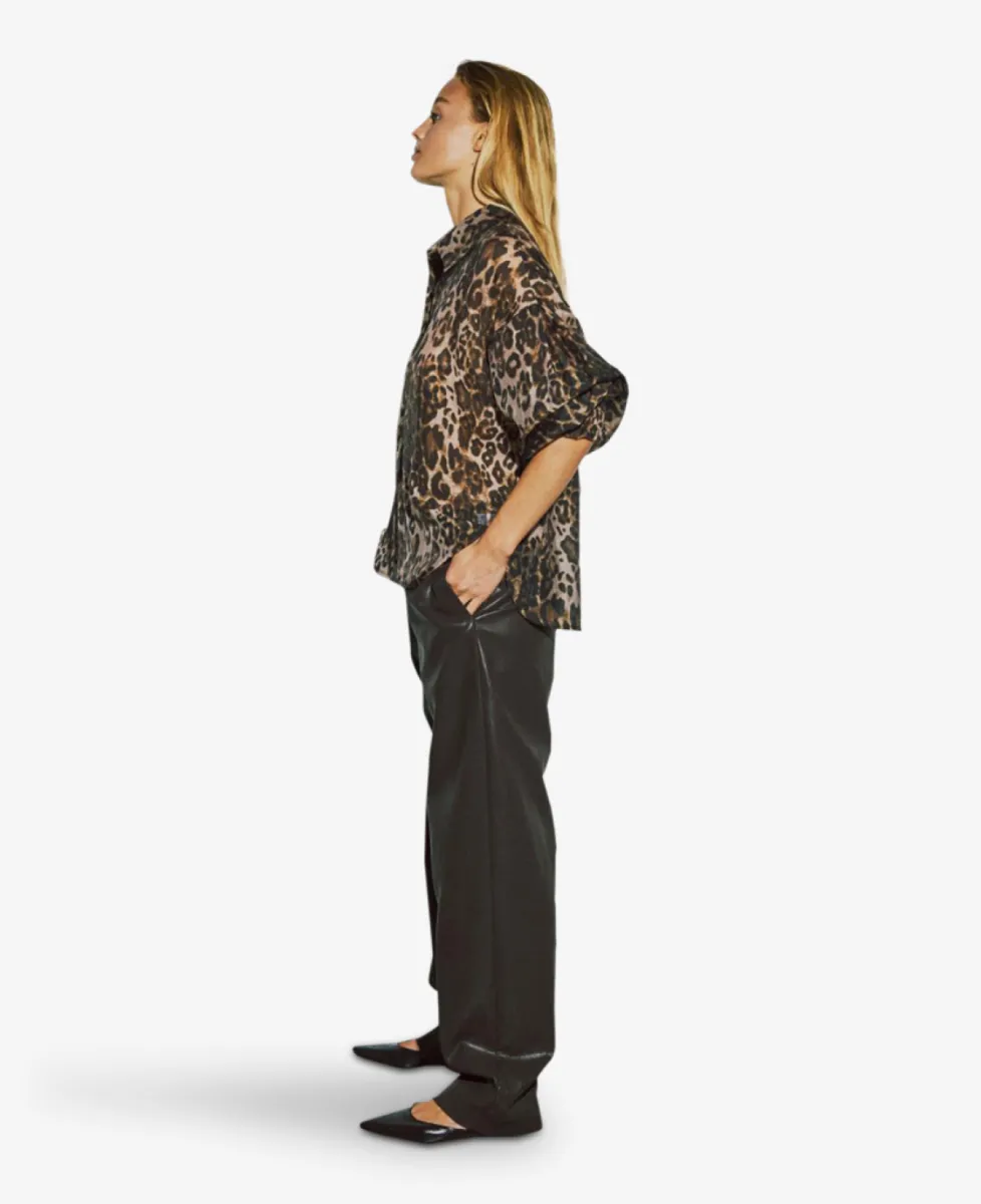 With Black Blouse - Leo Print 4 With Black With Black Blouse - Leo Print
