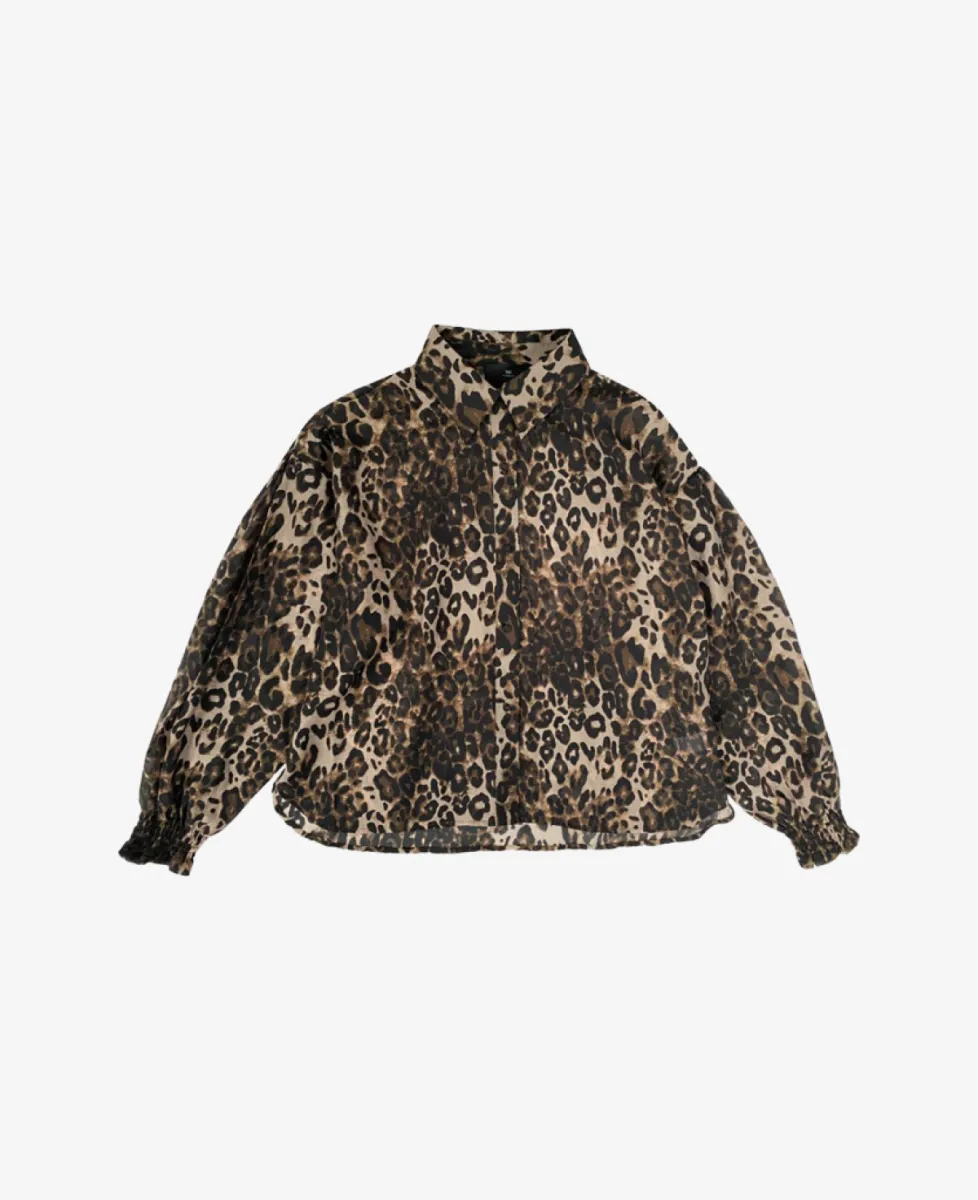 With Black Blouse - Leo Print 1 With Black With Black Blouse - Leo Print