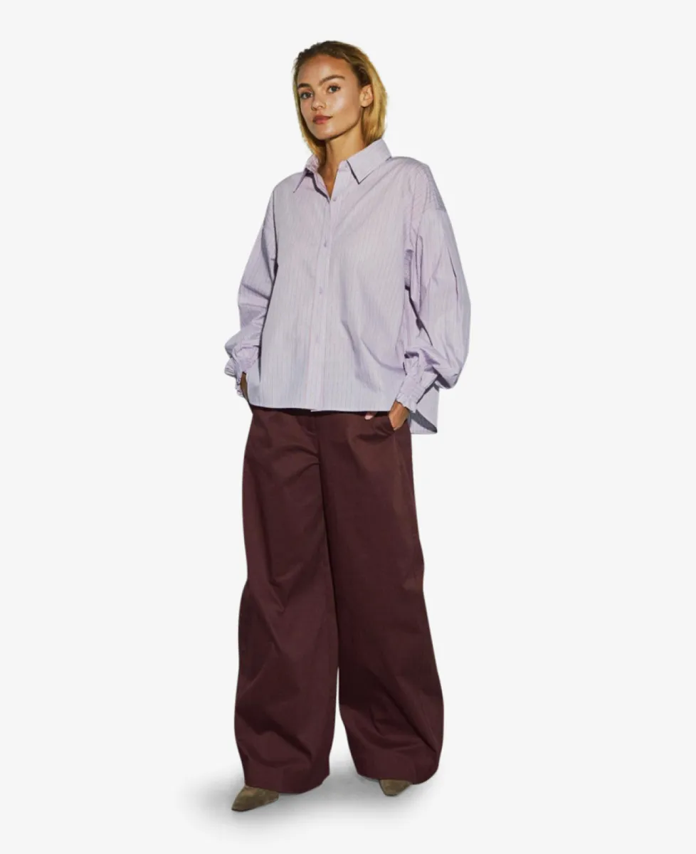 With Black Blousex - Lavender Stripe 2 With Black With Black Blousex - Lavender Stripe