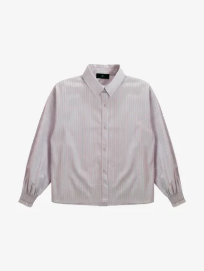 With Black With Black Blousex - Lavender Stripe