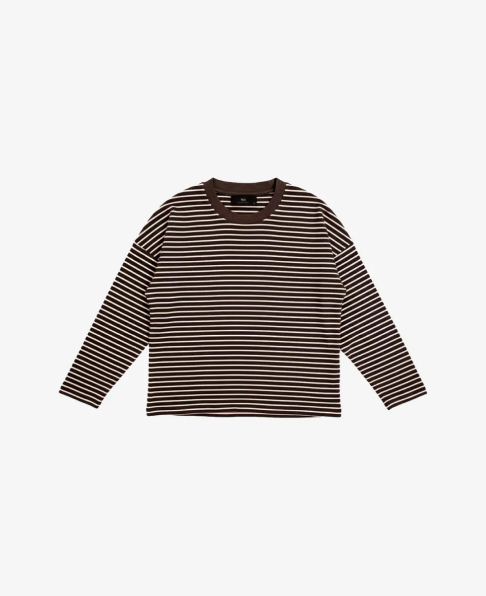 With Black Tshirt lm - Brown/ White Stripe 1 With Black With Black Tshirt lm - Brown/ White Stripe