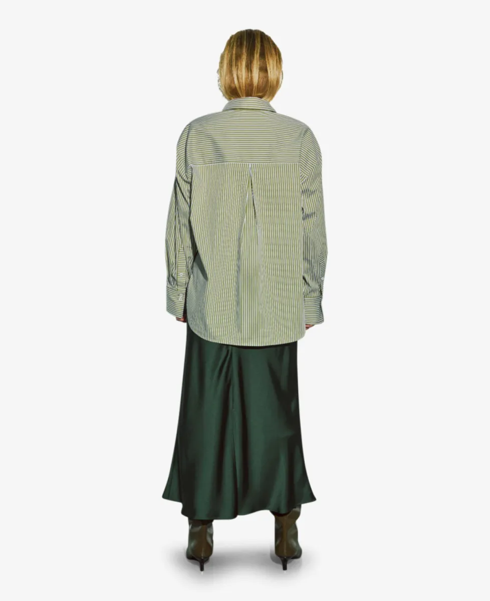 With Black Blouse - Advocado/ White Stripe 6 With Black With Black Blouse - Advocado/ White Stripe