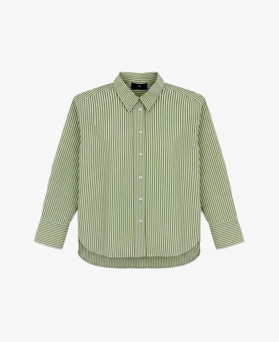 With Black Blouse - Advocado/ White Stripe 1 With Black With Black Blouse - Advocado/ White Stripe