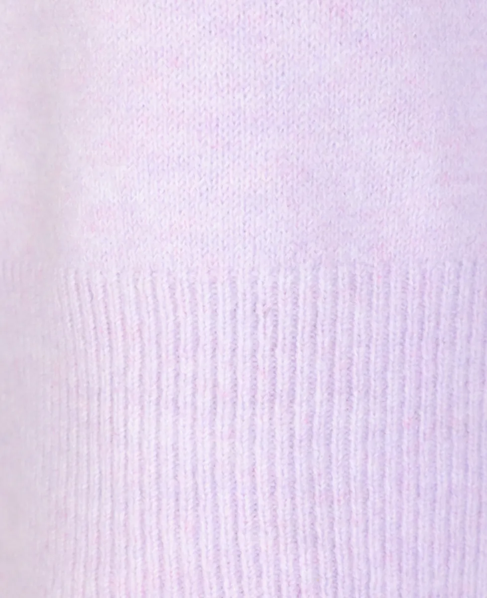 With Black Trui - Lavender Melange 2 With Black With Black Trui - Lavender Melange