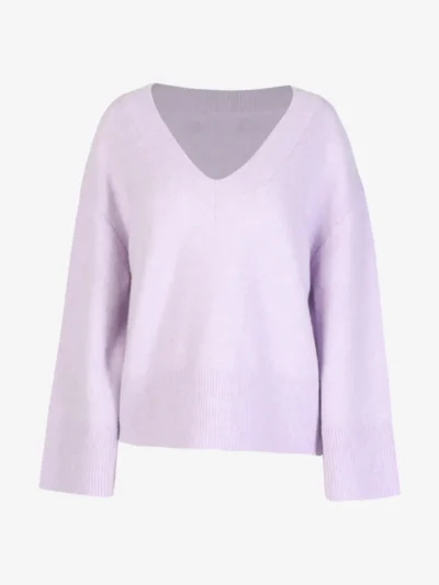 With Black With Black Trui - Lavender Melange
