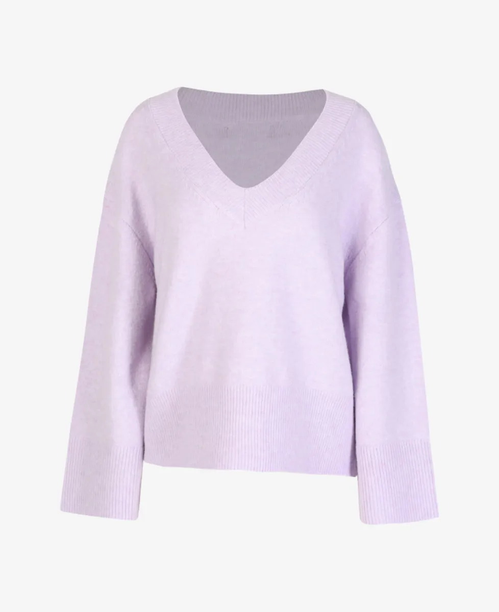 With Black Trui - Lavender Melange 1 With Black With Black Trui - Lavender Melange