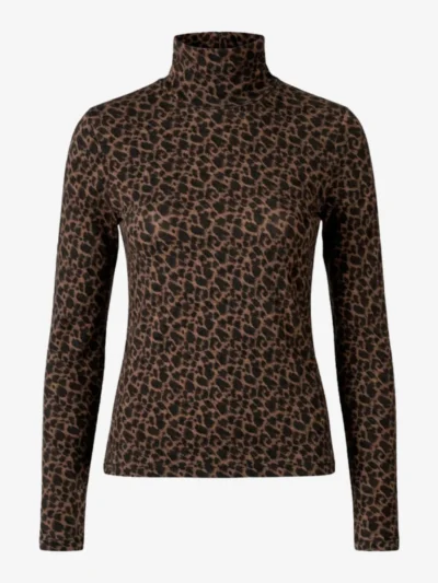 With Black With Black Top lm - Leo Print