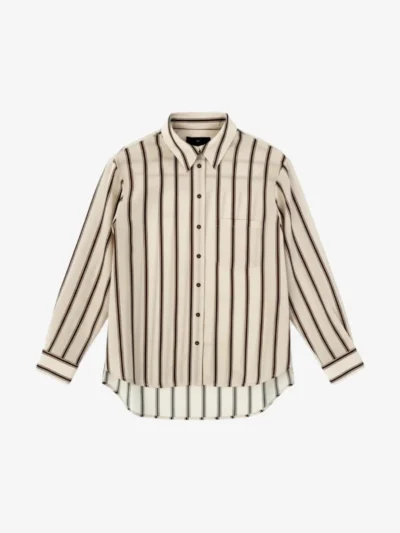 With Black With Black Blouse - Japanese Pearl Stripe