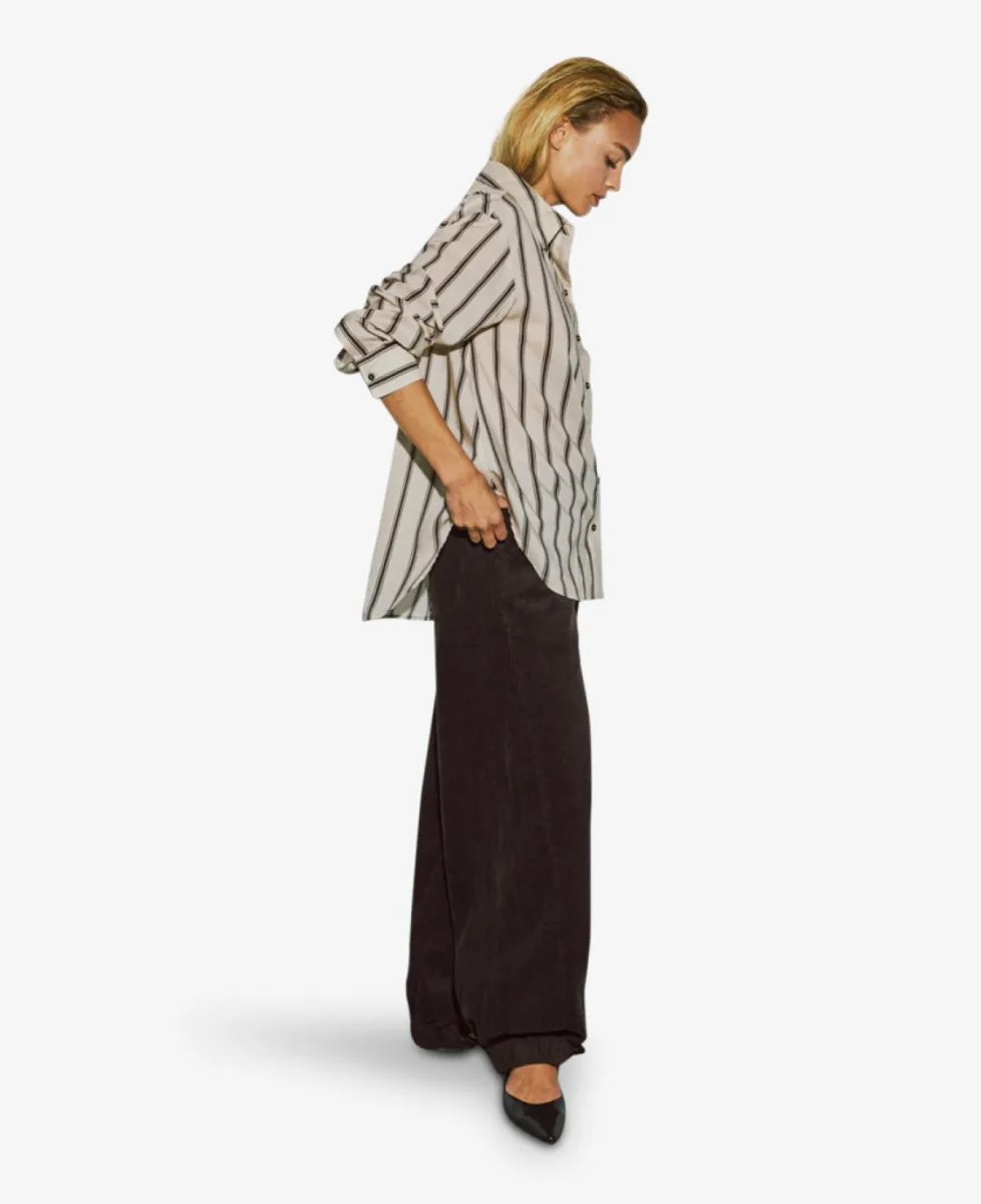 With Black Blouse - Japanese Pearl Stripe 6 With Black With Black Blouse - Japanese Pearl Stripe