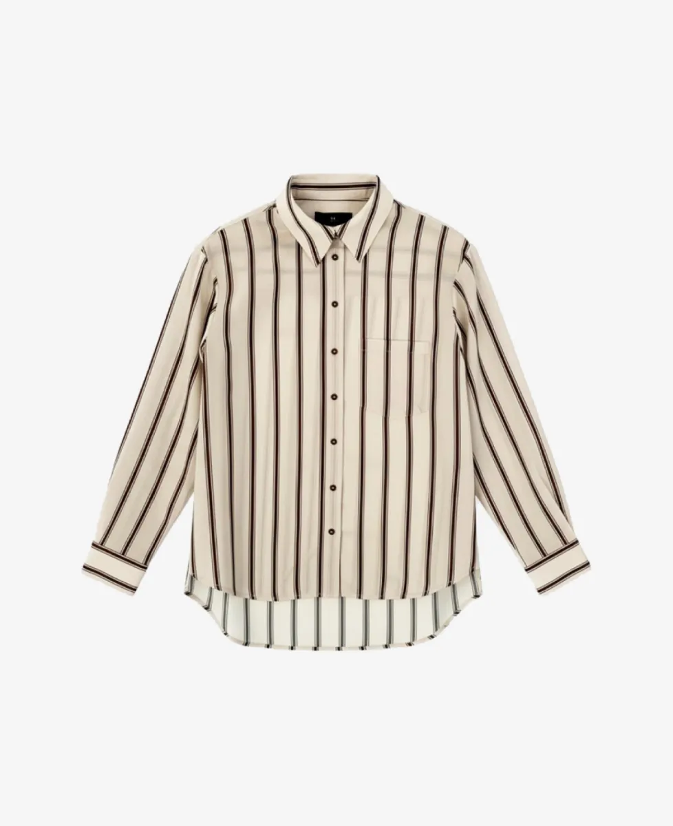 With Black Blouse - Japanese Pearl Stripe 1 With Black With Black Blouse - Japanese Pearl Stripe
