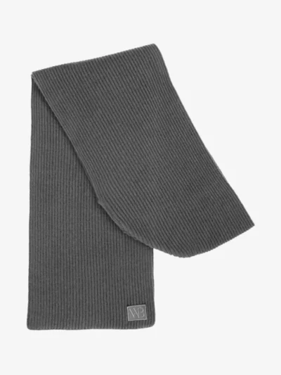 With Black With Black Sjaalo - Dark Grey Melange