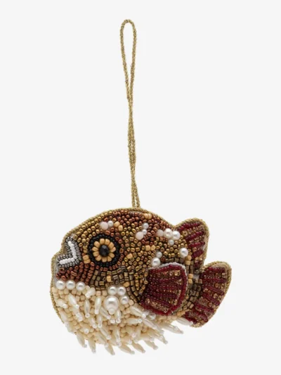 Anna + Nina Anna + Nina Ornamnet vis - wit