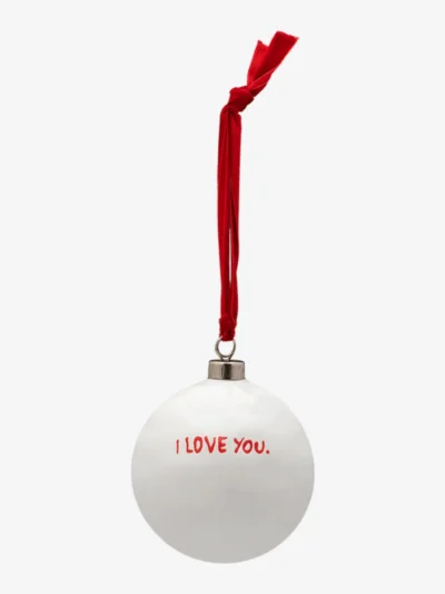 Anna + Nina Anna + Nina Ornament - wit