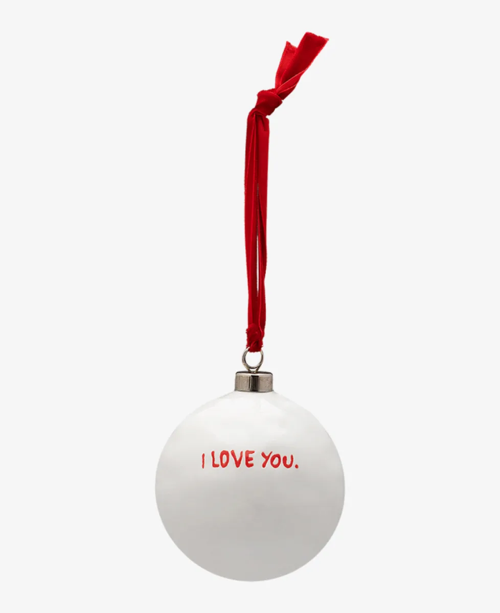 Anna + Nina Ornament - wit 1 Anna + Nina Anna + Nina Ornament - wit
