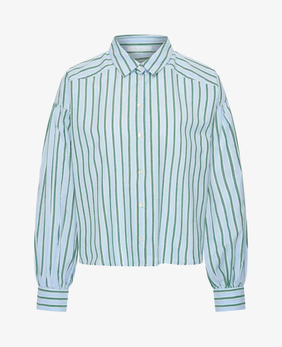 By-Bar Blouse - 467 green sea stripe 1 By-Bar By-Bar Blouse - 467 green sea stripe