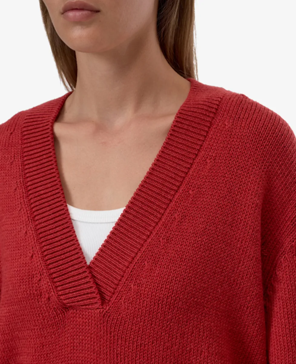 Closed Trui - 301 Cinnabar red 5 Closed Closed Trui - 301 Cinnabar red