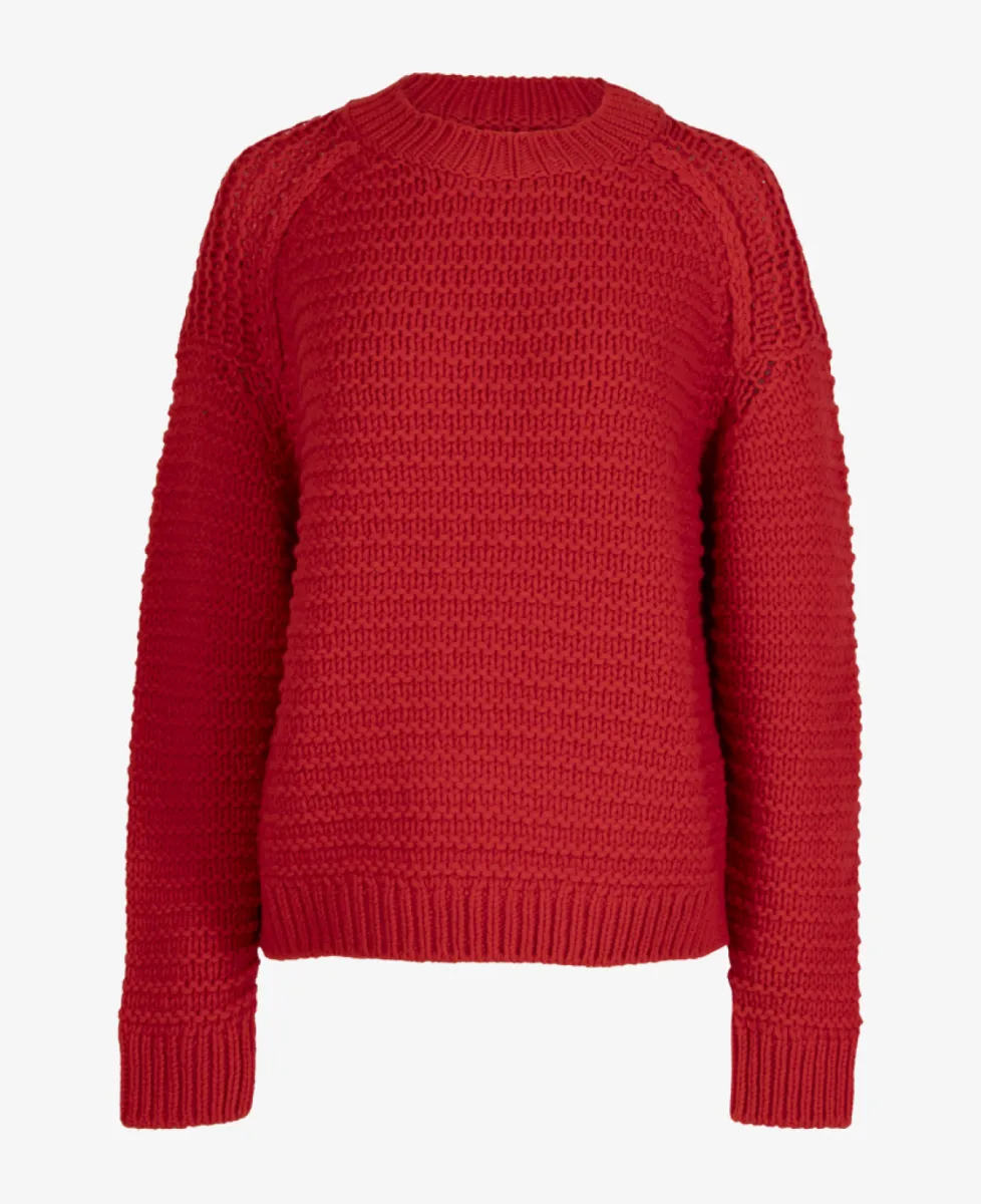 Closed Trui - 301 Cinnabar red 1 Closed Closed Trui - 301 Cinnabar red