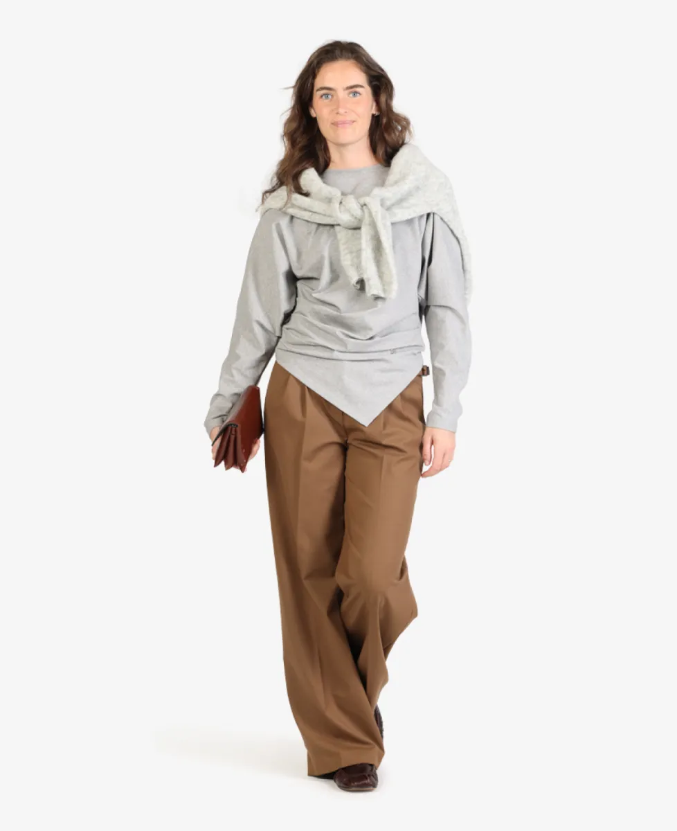 Luisa Cerano Wideleg-Pants aus Woll-Mix - caramel 2 Luisa Cerano Luisa Cerano Wideleg-Pants aus Woll-Mix - caramel