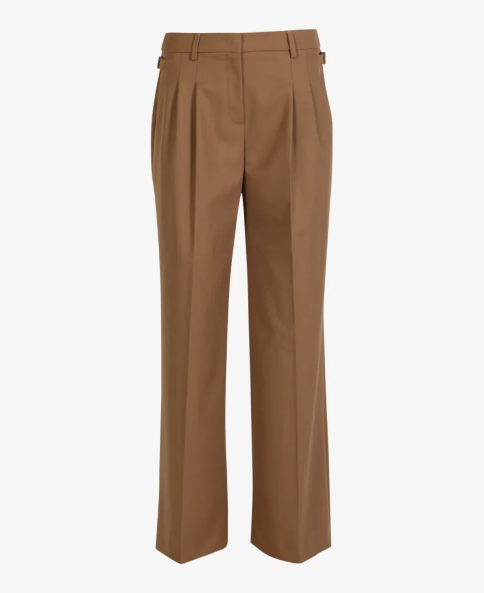 Luisa Cerano Wideleg-Pants aus Woll-Mix - caramel 1 Luisa Cerano Luisa Cerano Wideleg-Pants aus Woll-Mix - caramel