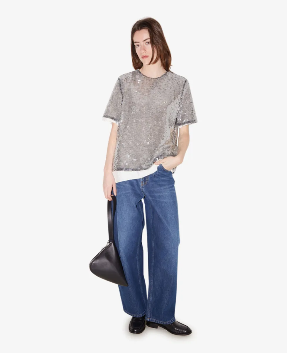 Roseanna Top - SILVER 2 Roseanna Roseanna Top - SILVER
